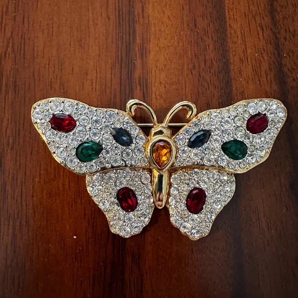 Swarovski Butterfly Brooch